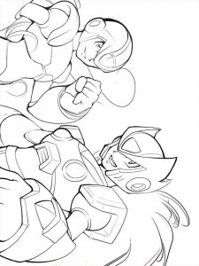 Mega Man coloring page 14 - Free printable
