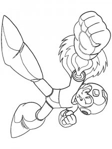 Mega Man coloring page 2 - Free printable