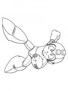 Mega Man coloring page 8 - Free printable