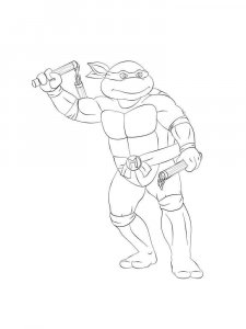 Michelangelo coloring page 13 - Free printable