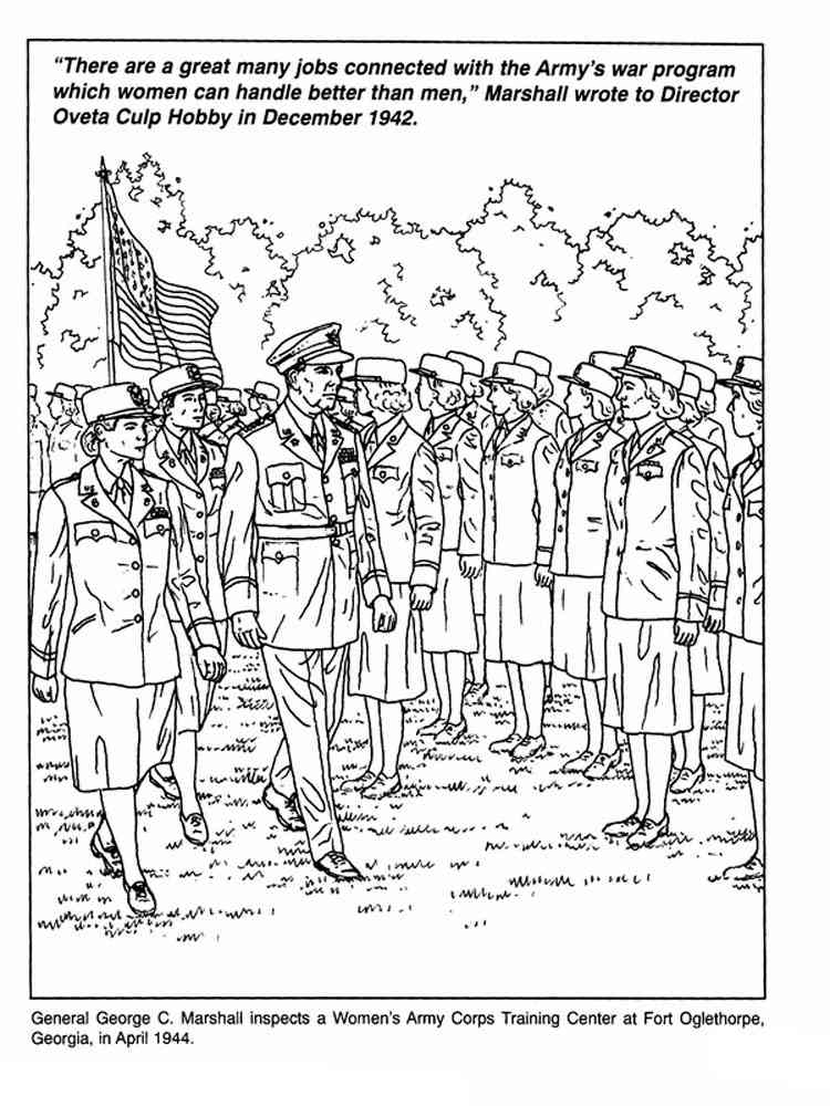 Military Appreciation Pages Coloring Pages