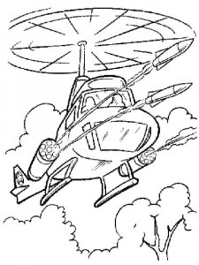 Military coloring page 15 - Free printable