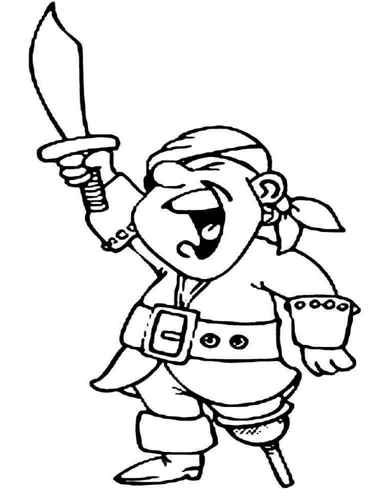 Pirates coloring pages. Download and print pirates coloring pages