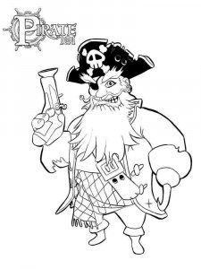 Pirates coloring page 3 - Free printable