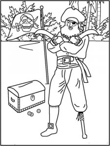Pirates coloring page 5 - Free printable