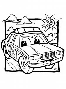 Police Officer coloring page 36 - Free printable