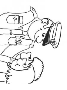 Police Officer coloring page 6 - Free printable