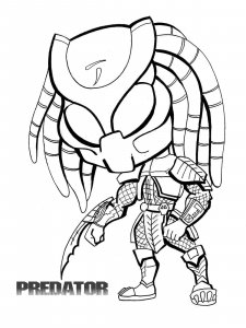 Predator coloring page 18 - Free printable