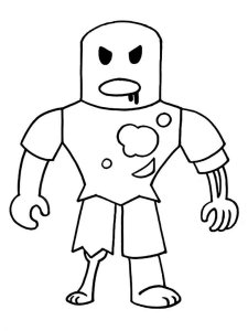 Roblox coloring page 24 - Free printable