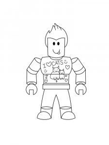 Roblox coloring page 13 - Free printable