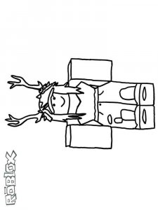 Roblox coloring page 3 - Free printable