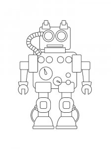 Robots coloring page 55 - Free printable