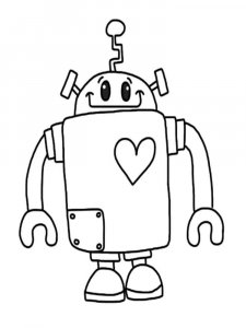 Robots coloring page 56 - Free printable