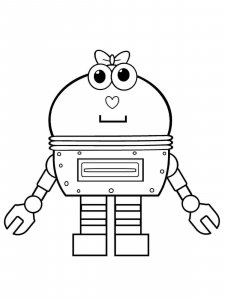 Robots coloring page 67 - Free printable