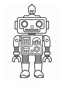 Robots coloring page 39 - Free printable