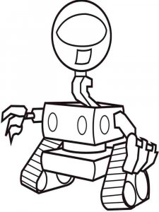 Robots coloring page 20 - Free printable