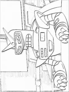 Robots coloring page 23 - Free printable