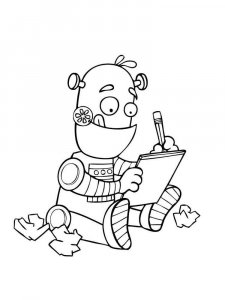 Robots coloring page 32 - Free printable