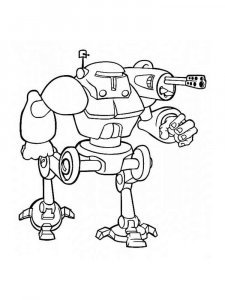 Robots coloring page 34 - Free printable