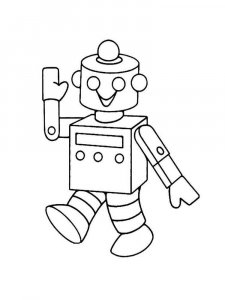 Robots coloring page 36 - Free printable
