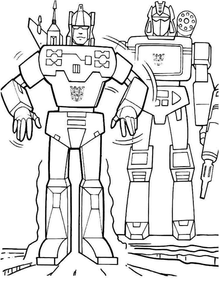 Robots coloring pages. Download and print robots coloring ...