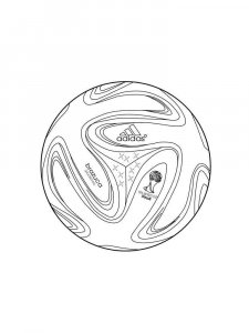 Soccer Ball coloring page 13 - Free printable