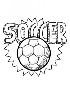 Soccer Ball coloring page 14 - Free printable