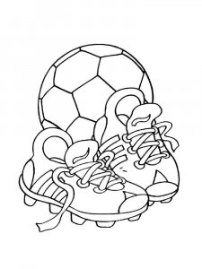 Soccer Ball coloring page 1 - Free printable