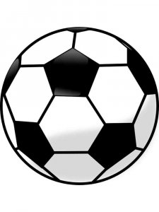 Soccer Ball coloring page 4 - Free printable