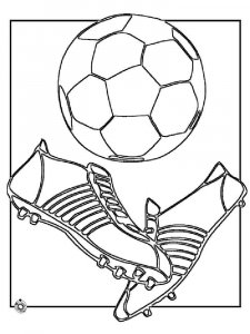 Soccer Ball coloring page 5 - Free printable