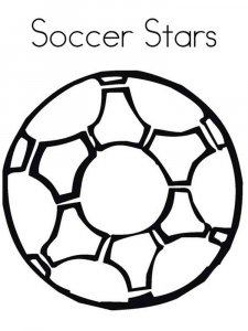 Soccer Ball coloring page 9 - Free printable