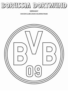 Soccer Logo coloring page 39 - Free printable