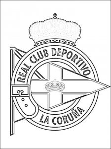 Soccer Logo coloring page 26 - Free printable