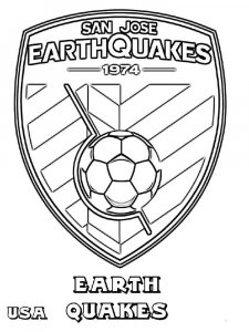 Soccer Logo coloring page 7 - Free printable