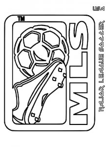 Soccer Logo coloring page 9 - Free printable