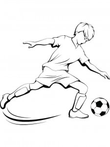 Soccer Player coloring page 39 - Free printable