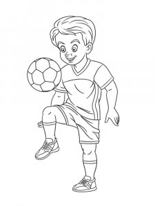 Soccer Player coloring page 42 - Free printable