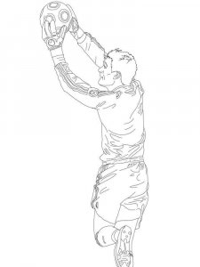 Soccer Player coloring page 22 - Free printable