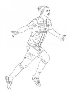 Soccer Player coloring page 28 - Free printable