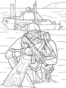 Soldier coloring page 29 - Free printable