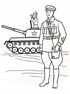 Soldier coloring page 57 - Free printable