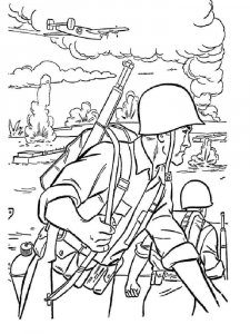 Soldier coloring page 59 - Free printable
