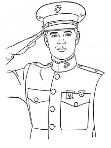 Soldier coloring page 67 - Free printable