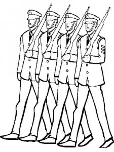 Soldier coloring page 69 - Free printable