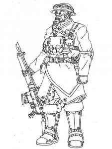 Soldier coloring page 73 - Free printable