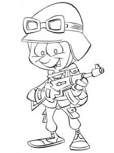 Soldier coloring page 44 - Free printable