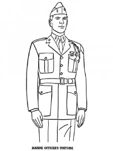 Soldier coloring page 47 - Free printable