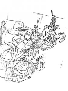 Soldier coloring page 40 - Free printable