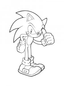 Sonic The Hedgehog coloring page 57 - Free printable