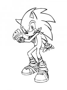 Sonic The Hedgehog coloring page 66 - Free printable